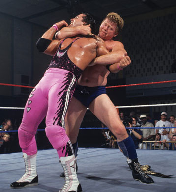 WWF Bret Hart Bob Backlund chicken wing