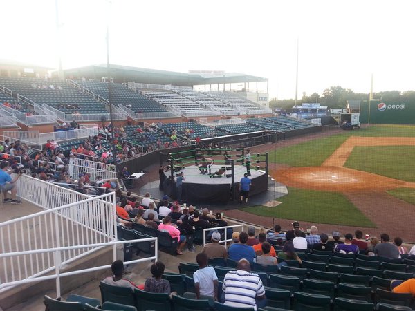 Global Force Wrestling GFW Baseball Stadium show attendance