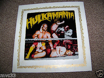Hulk Hogan Hulkamania carnival glass