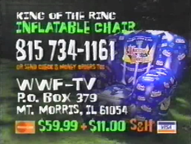 WWF King Of The Ring inflatable chair 2