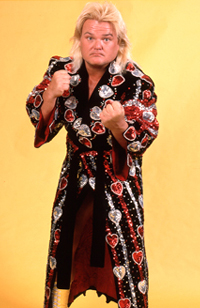 Greg Valentine wearing robe