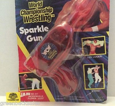 WCW Sparkle Gun toy Lex Luger Sting 2