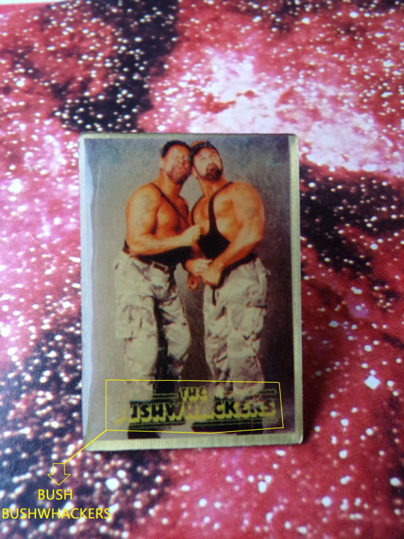 WWF The Bushwhackers pin 2