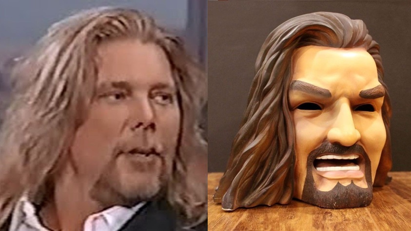 WCW Kevin Nash Head Light lamp 7