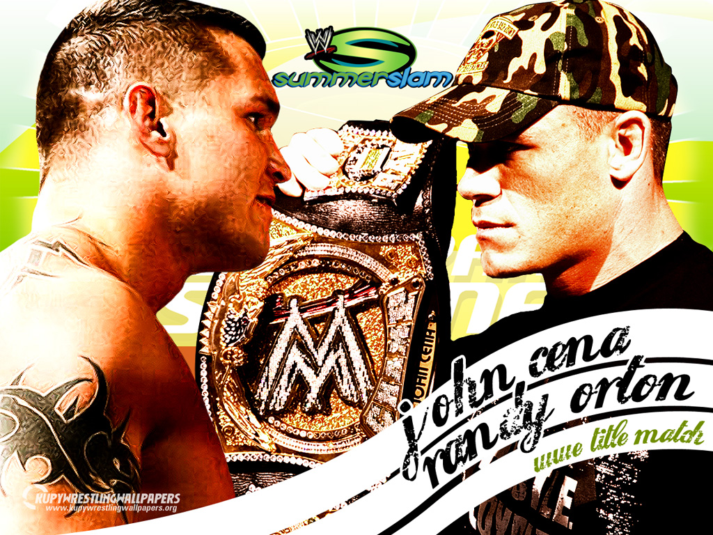 WWE SummerSlam 2007-Randy Orton vs John Cena