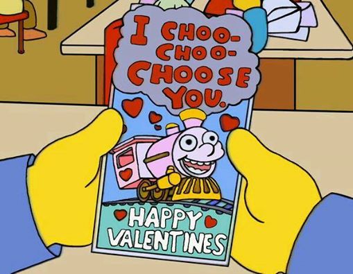 I Choo-Choo-Choose You The Simpsons Ralph Wiggum card
