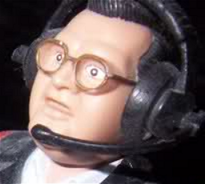 Jim Ross War Tony figure closeup eyes