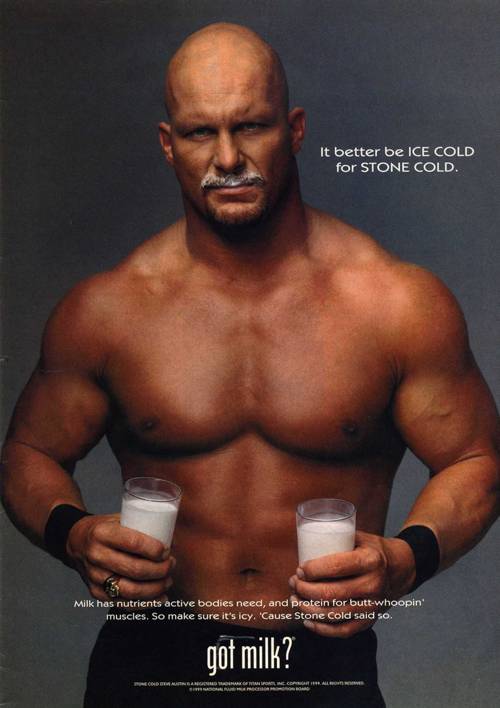Stone Cold Steve Austin Got Milk ad