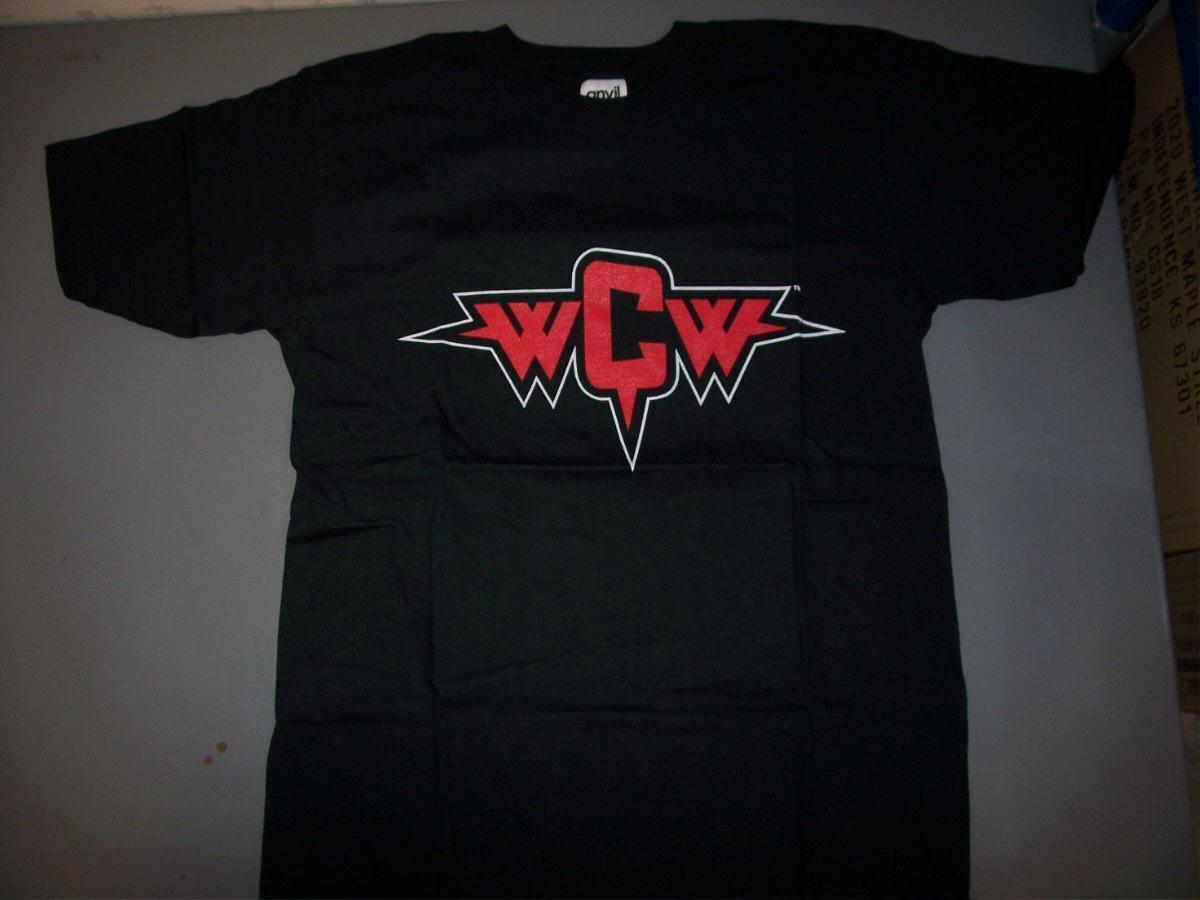 WWE WCW Invasion logo shirt large