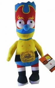 Bart Simpson Simpsons Wrestling Doll