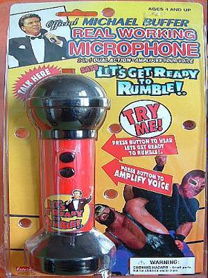 Michael Buffer Microphone toy