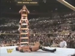 WWE MITB 2022 Ladder-ride