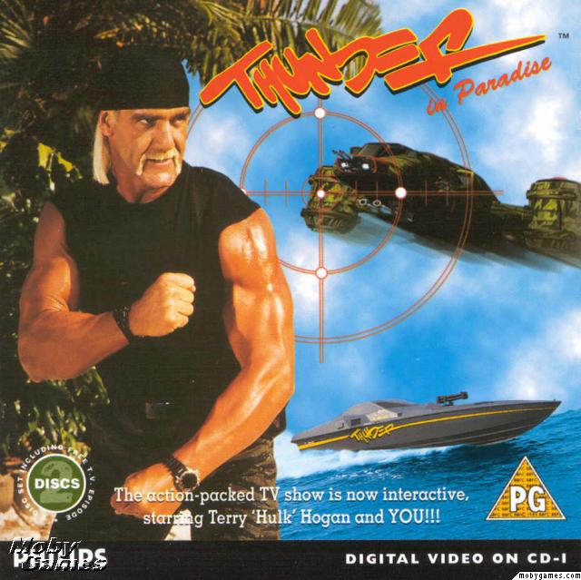 Hulk Hogan Thunder In Paradise Interactive Video Game cover box