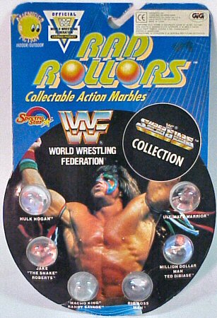 WWF Rad Rollers Marbles