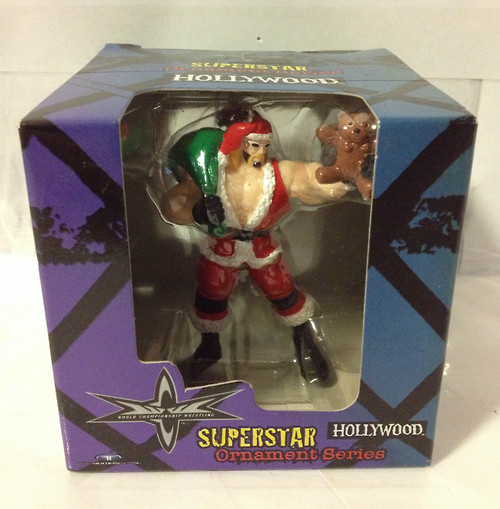 WCW Hollywood Hogan Christmas Ornament boxed