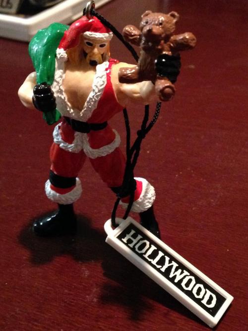WCW Hulk Hogan Christmas Ornament