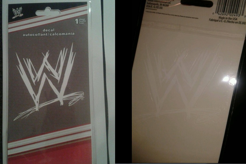 WWE Car Window decal sticker