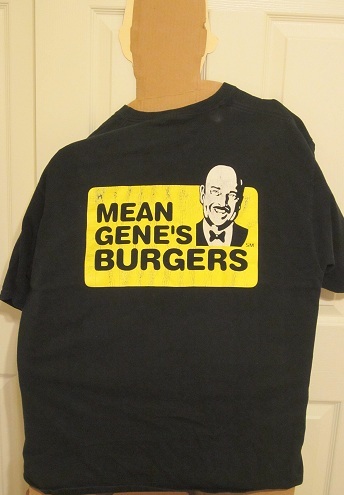 Mean Gene's Burgers shirt front