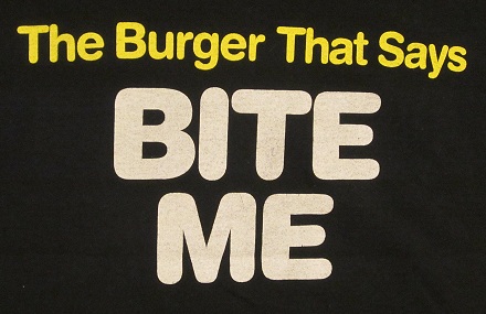 Mean Gene's burgers shirt back