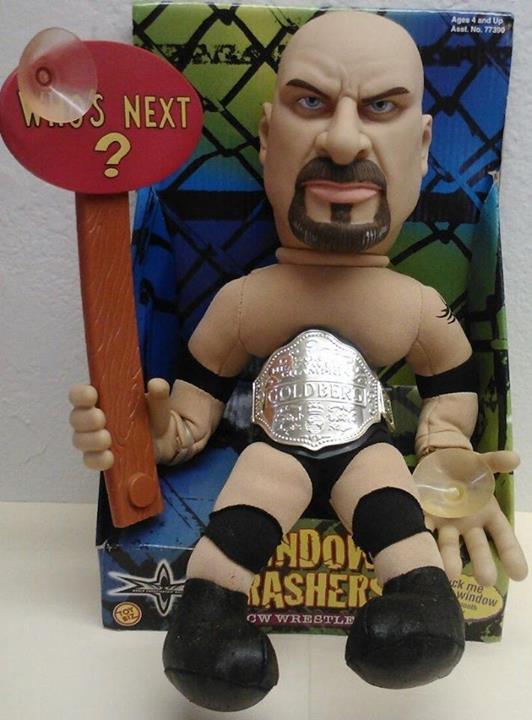 WCW Window Crasher Bill Goldberg Suction Cup