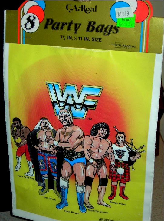 WWF Party Favor Bags 80's