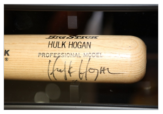 Hulk Hogan NWO signed baseball bat 2
