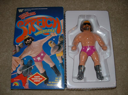 Macho Man Randy Savage Stretch Wrestler LJN Toy