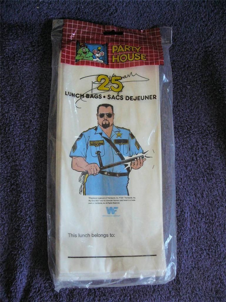 WWF Big Bossman Lunch Bags