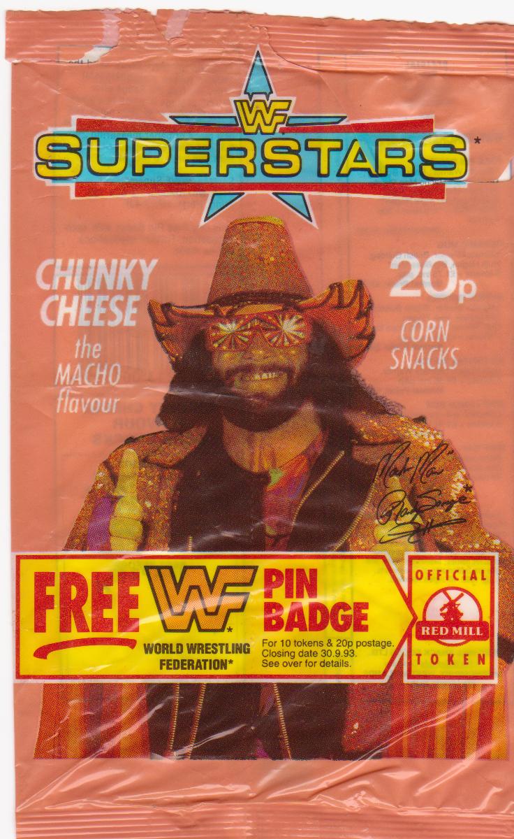 WWF Macho Man Randy Savage Chunky Cheese Crisps Potato Chips