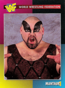 WWF Magazine 1995 Mantaur trading card