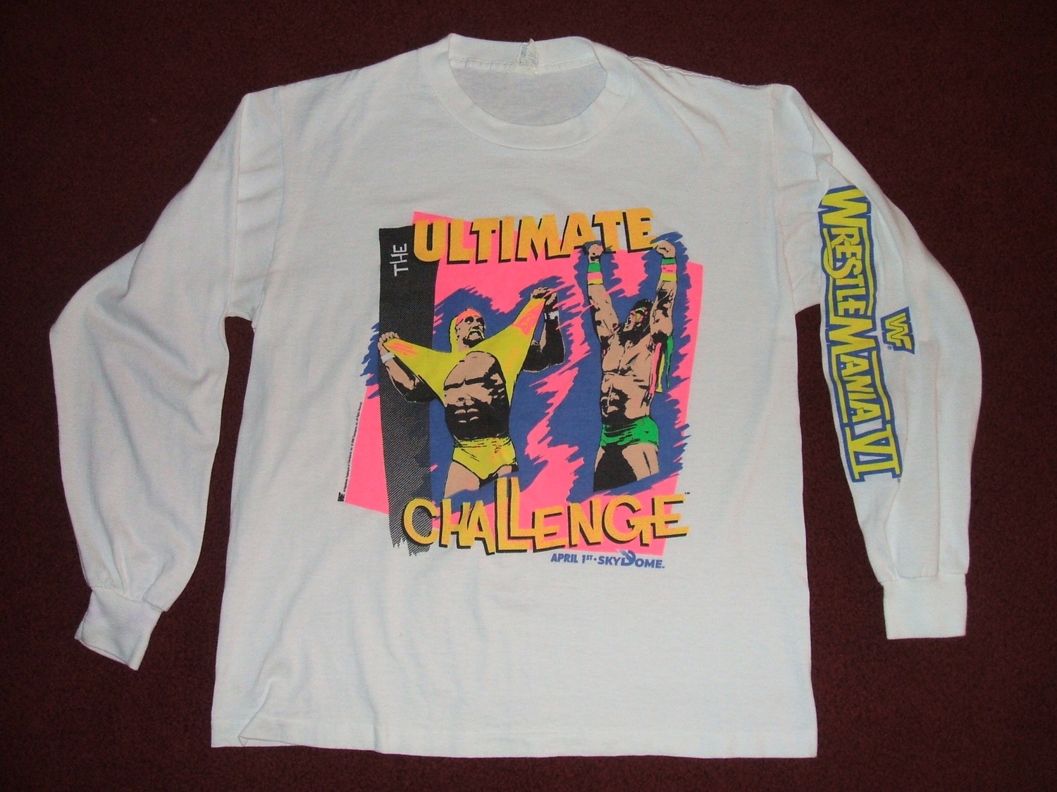 WrestleMania VI long-sleeved shirt