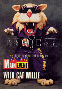 WCW Wild Cat Willie trading card