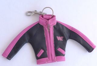 WWF Bret Hart jacket keychain