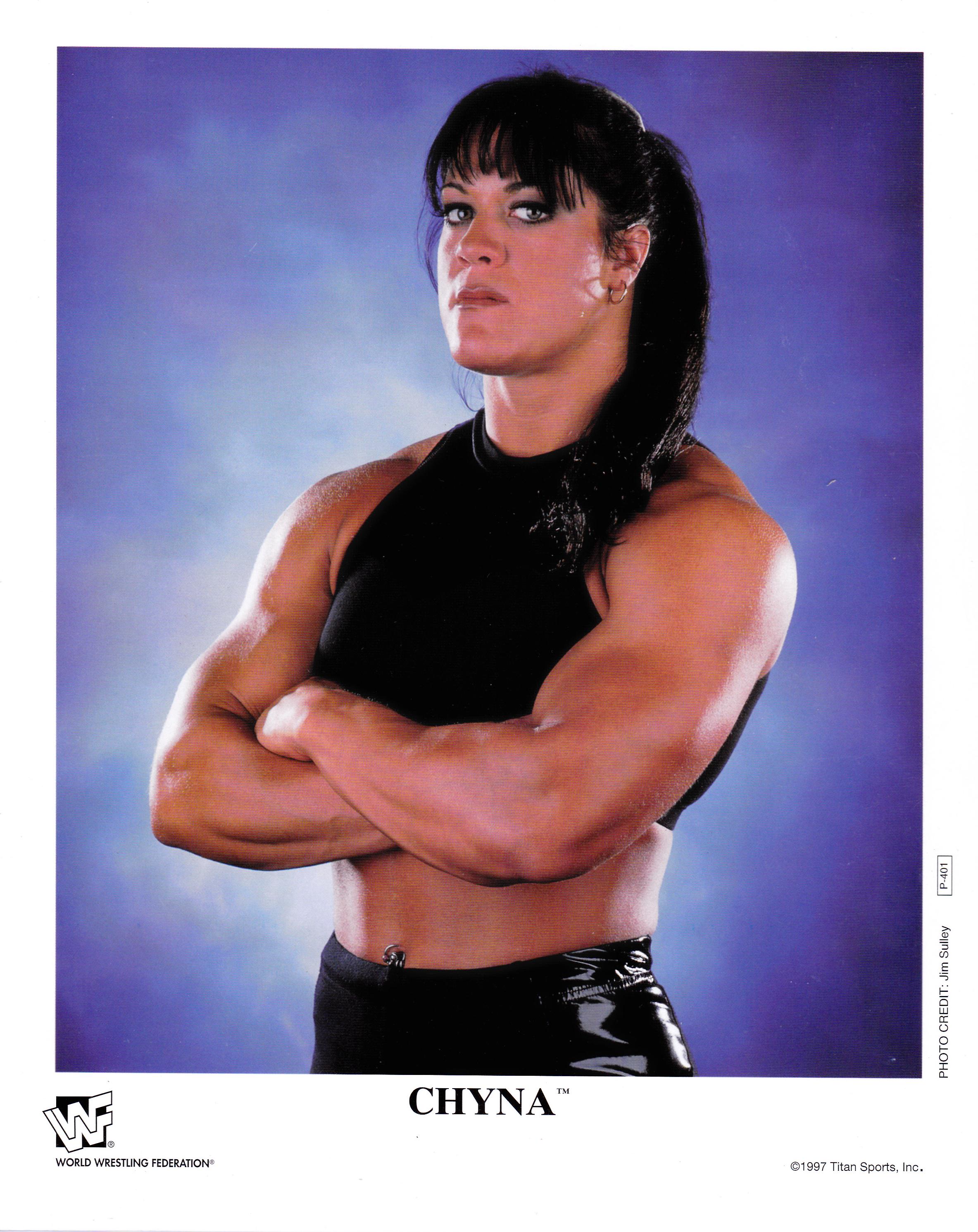 WWF Chyna 1996 promotional 8x10 glossy photo