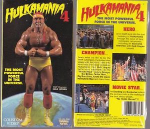 WWF Hulk Hogan Hulkamania 4 VHS video cover
