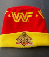 WWF Hulk Hogan winter knit cap hat