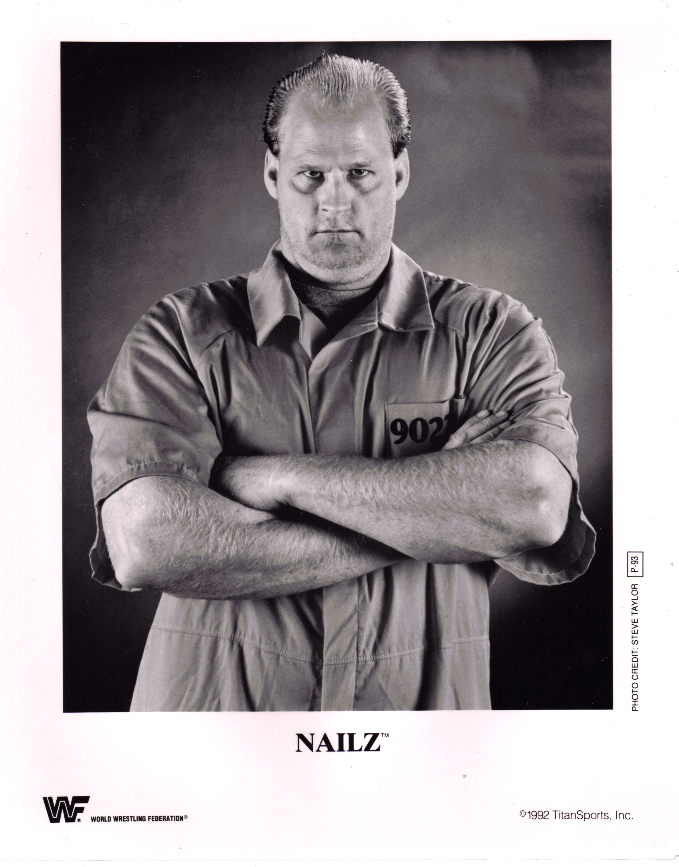 WWF Nailz 8x10 promotional photo