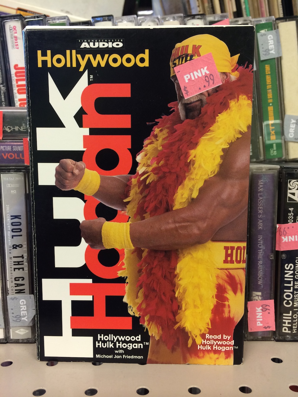 Hollywood Hulk Hogan book on audio cassette book on tape