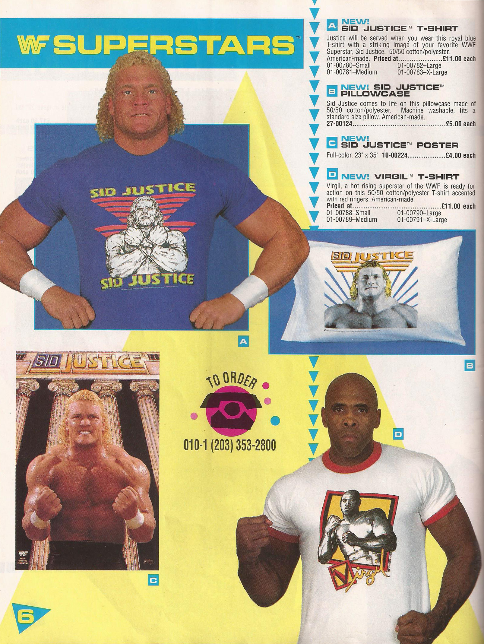 WWF Sid Pillow Case Pillowcase shirt poster