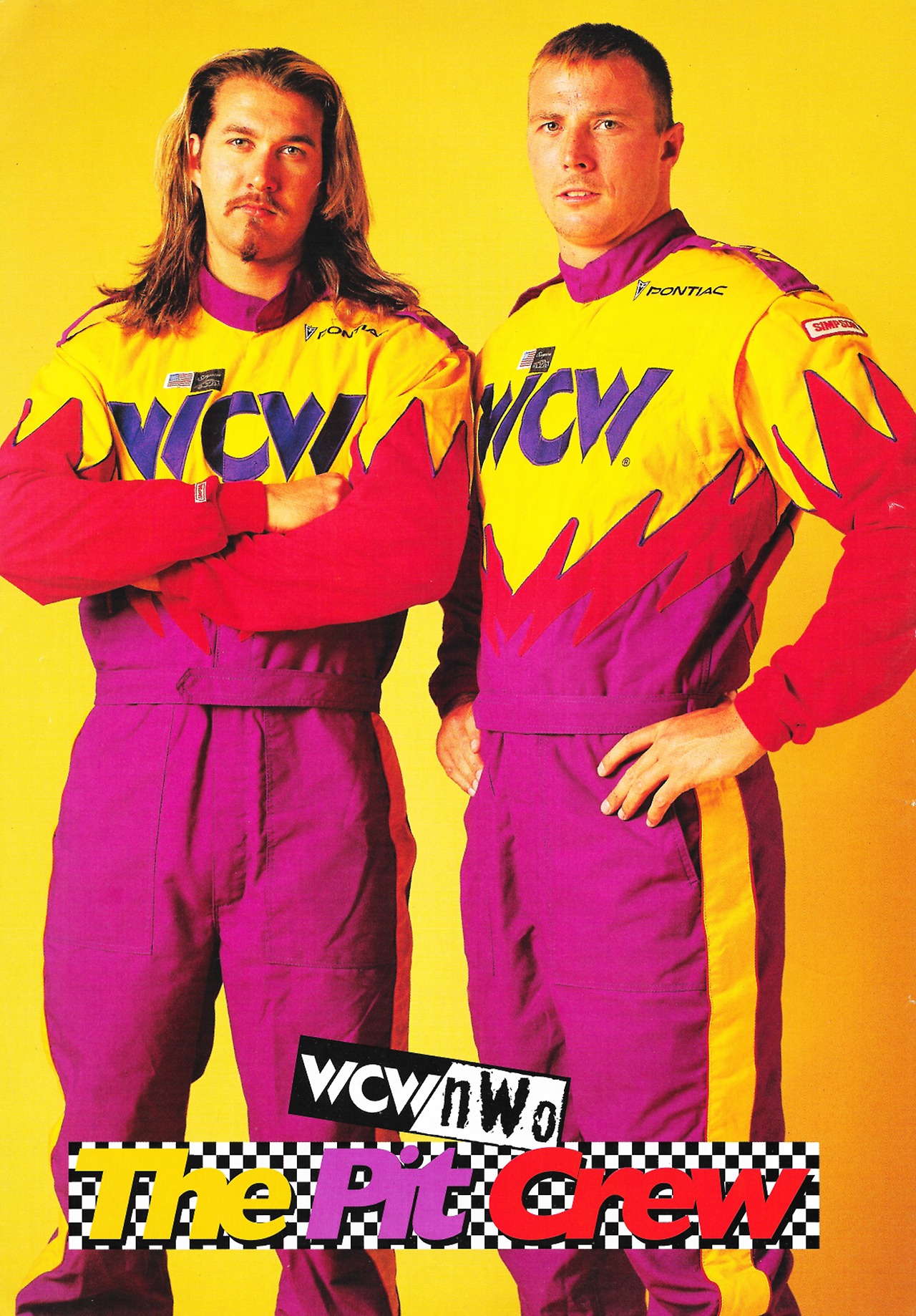 Someone Bought This: Hideous WCW Pit Crew promotional picture - WrestleCrap - The Very Worst of Pro Wrestling!