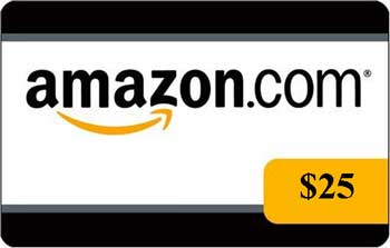 Amazon $25 gift card iamge