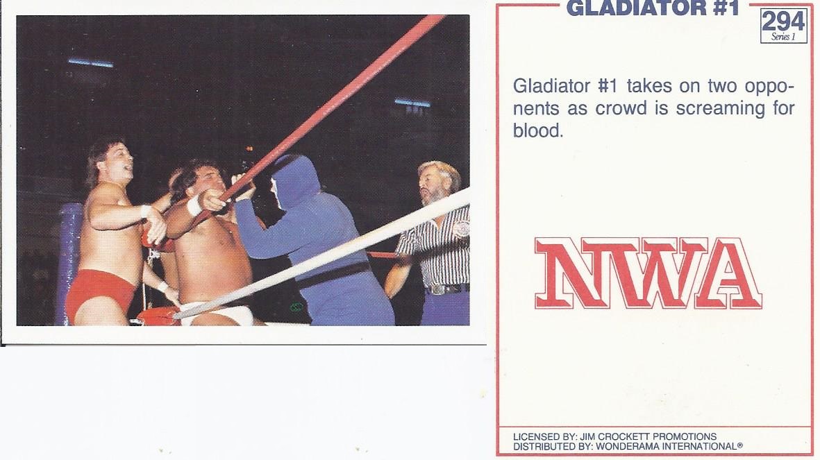NWA Gladiator trading card