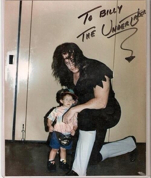 The Undertaker Billy signed picture photo