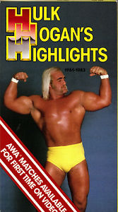 AWA Hulk Hogan Hulk Hogan's Highlights VHS Video Tape