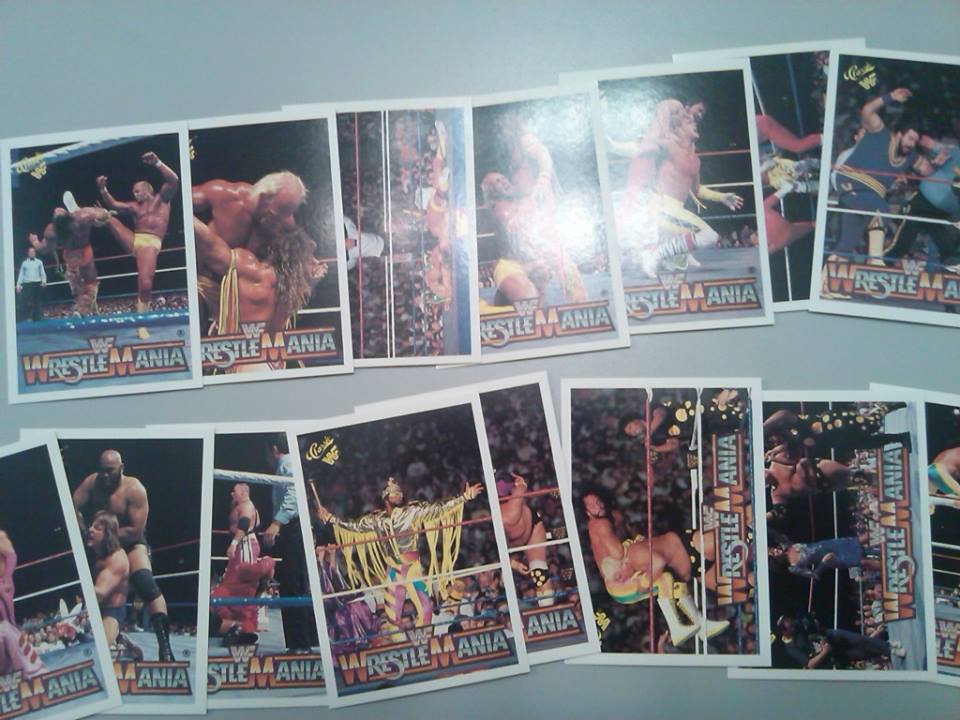 WWF History Of Wrestlemania trading cards 2