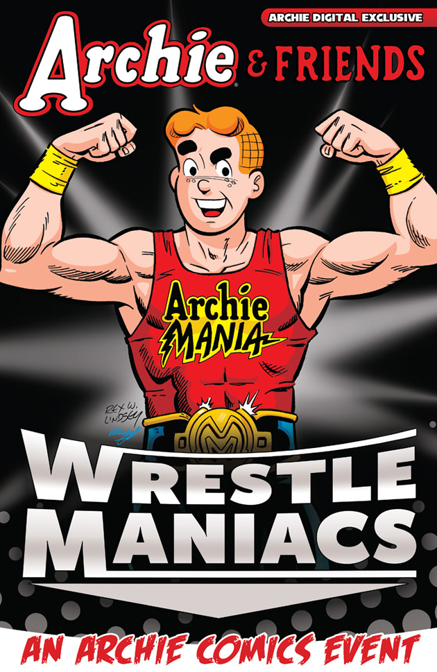 Archie Wrestling comic book cover