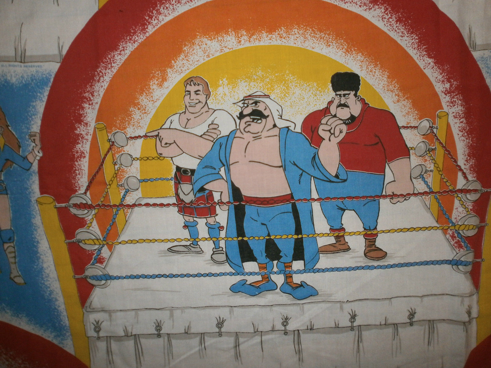 Hulk Hogan Rock 'n' Wrestling Sheet 4