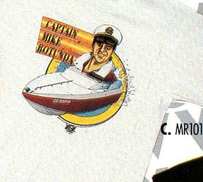 WCW Captain Mike shirt close up