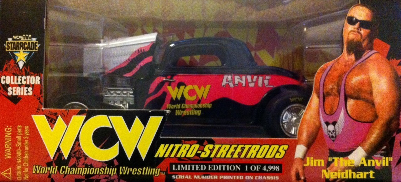 WCW Jim The Anvil Neidhart car toy