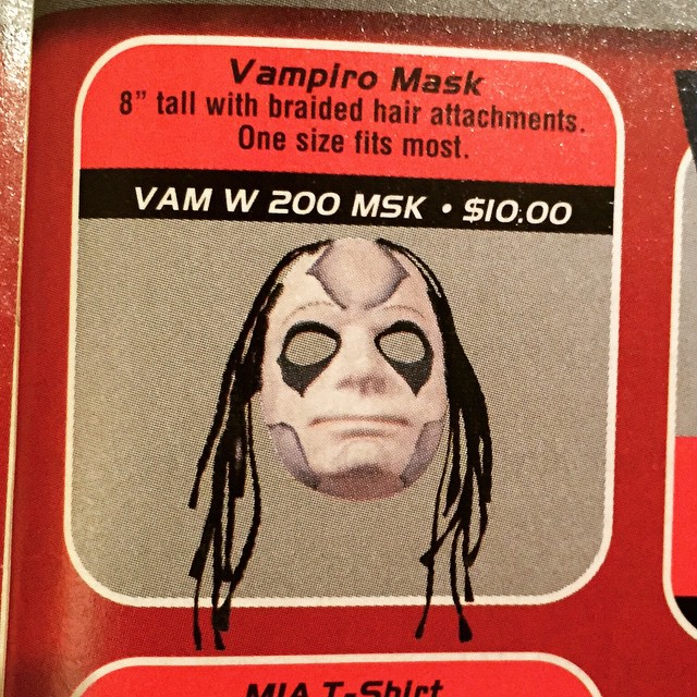 WCW Vampiro mask 1